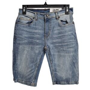 Evolution In Design Denim Shorts Boys Size 18 Slim Hip Hop Streetwear Y2K Skater